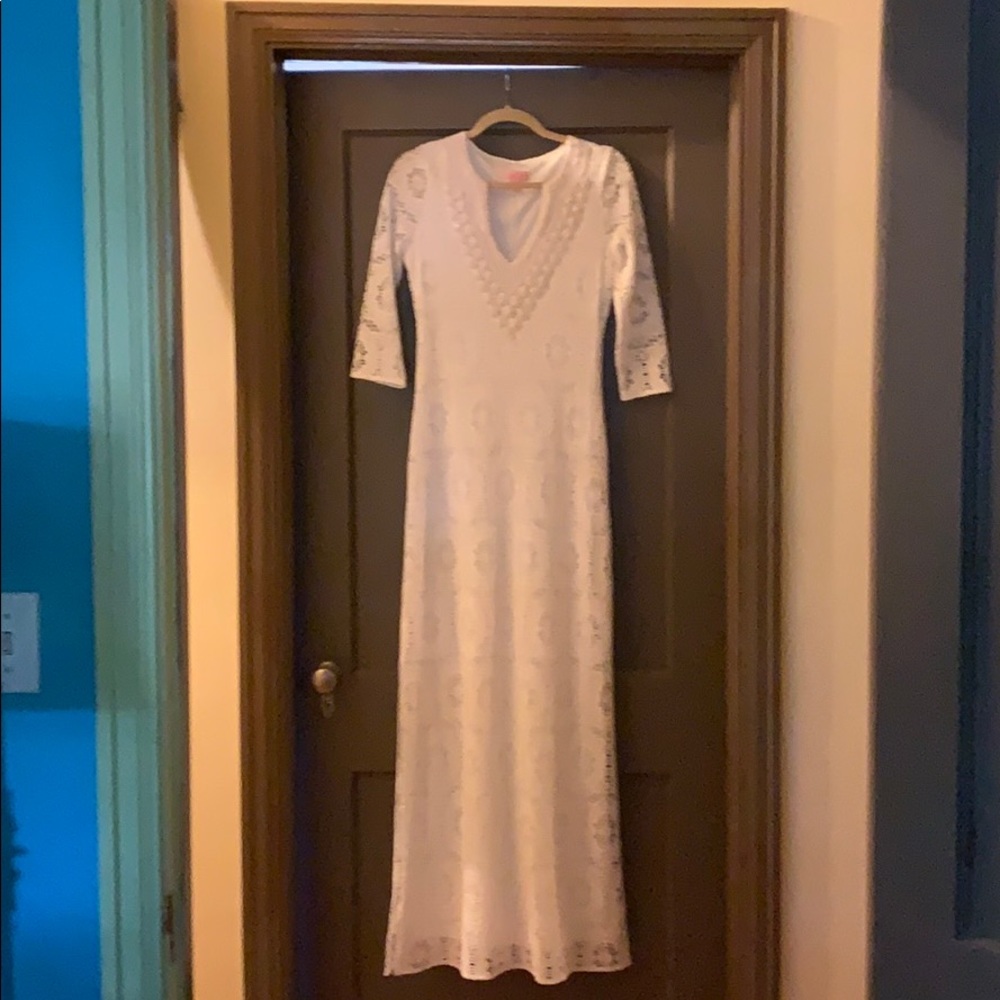Lilly Pulitzer lace maxi dress